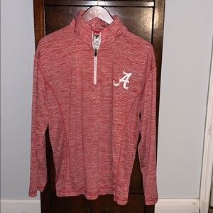 Light Quarter Zip Alabama Pullover